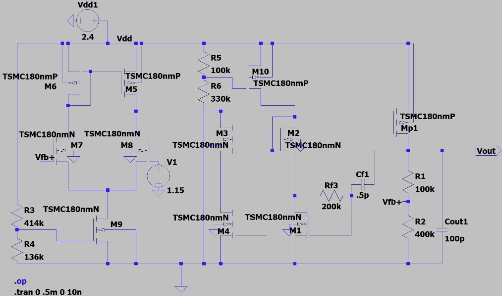 1.5 V LDO regulator